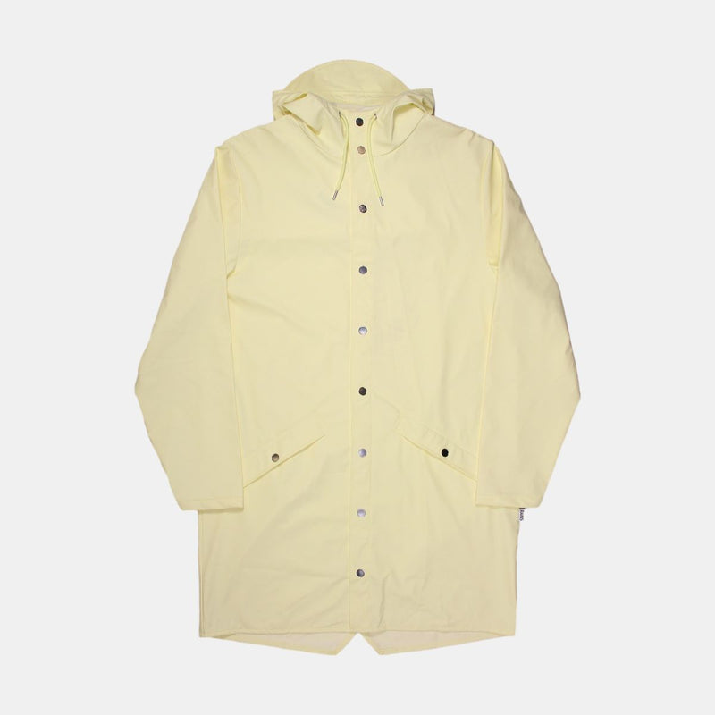 Rains Long Jacket / Size M / Mid-Length / Womens / Yellow / Polyurethane