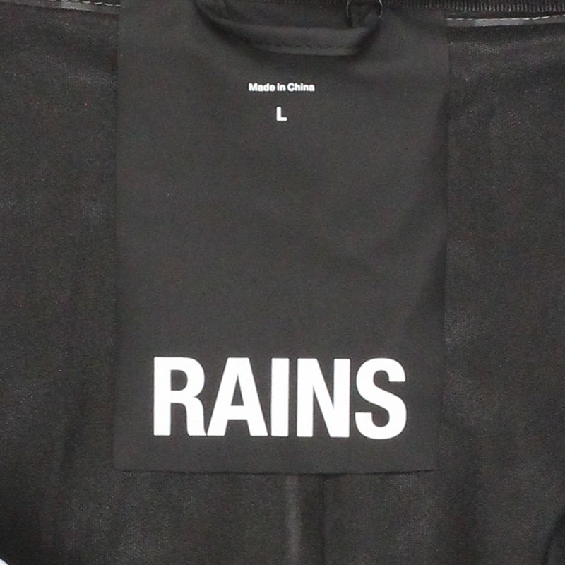 Rains Longer Jacket / Size L / Mid-Length / Mens / Black / Polyurethane