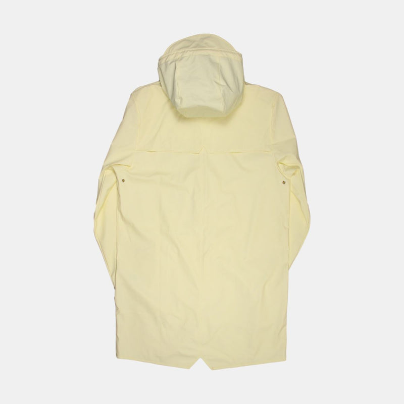 Rains Long Jacket / Size M / Mid-Length / Womens / Yellow / Polyurethane