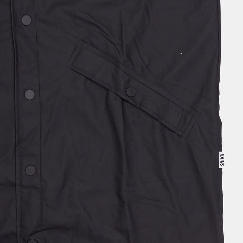 Rains Coat / Size M / Mid-Length / Mens / Black / Polyester