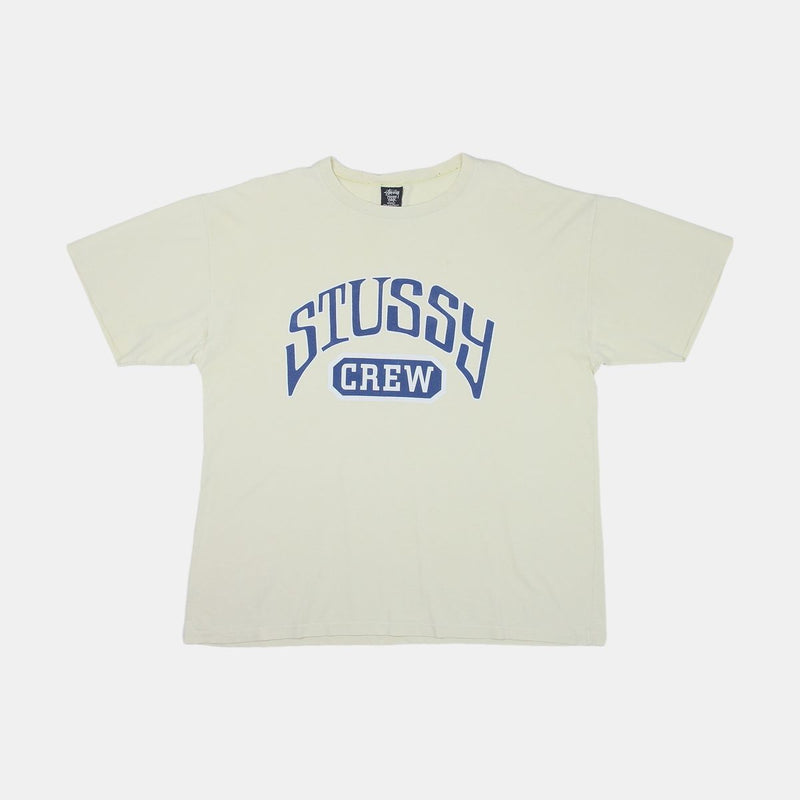 Stussy T-Shirt / Size L / Mens / Yellow / Cotton / RRP £45