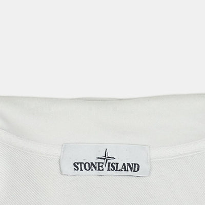 Stone Island Quarter Zip  / Size S / Mens / White / Cotton