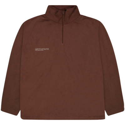 Pangaia Brown PPRMINT™ Half-Zip Sweatshirt Size Extra Large / Size XL / Men...