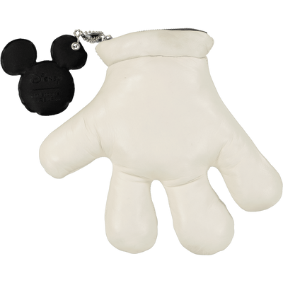 RÆBURN Cream Mickey Glove Purse Size O/S / Womens / Ivory / Leather / RRP £...