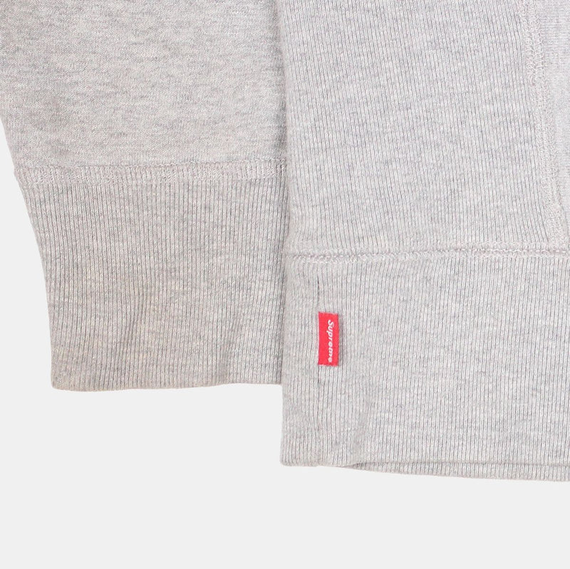 Supreme Pullover Hoodie / Size L / Mens / Grey / Cotton