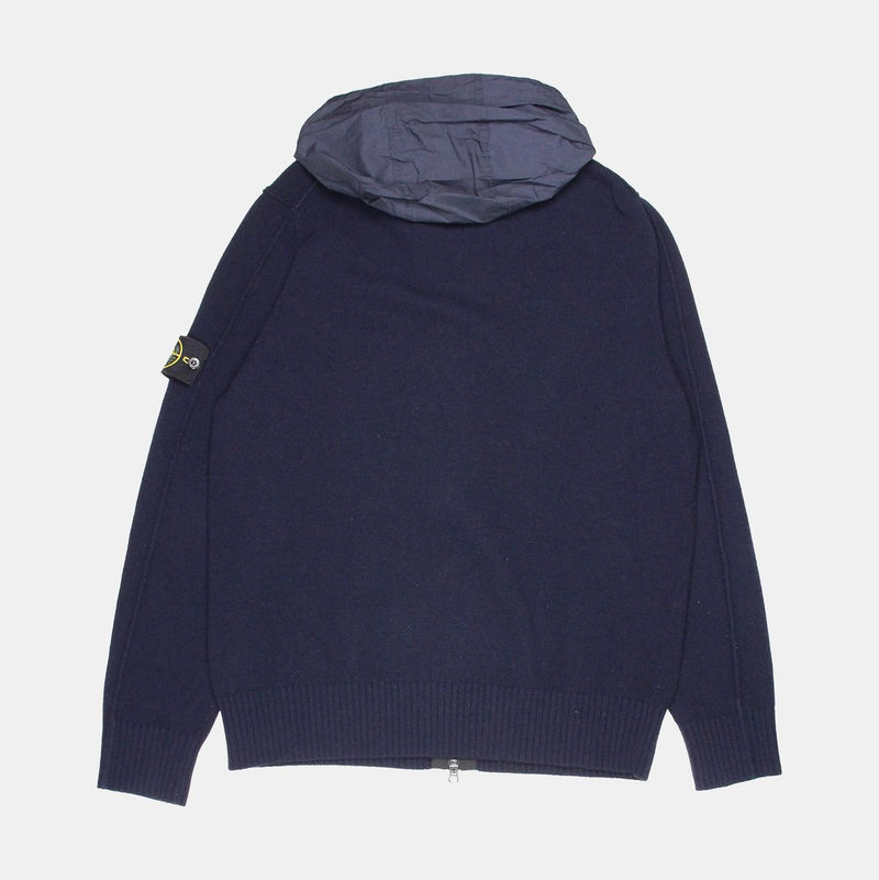 Stone Island Knit Jacket / Size 2XL / Mens / Blue / Wool