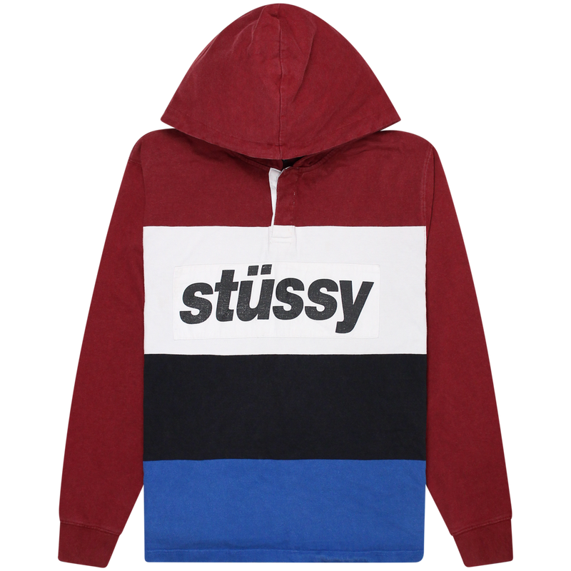 Stüssy Multi Rugby Hoodie Size Large / Size L / Mens / Multicoloured / Cott...