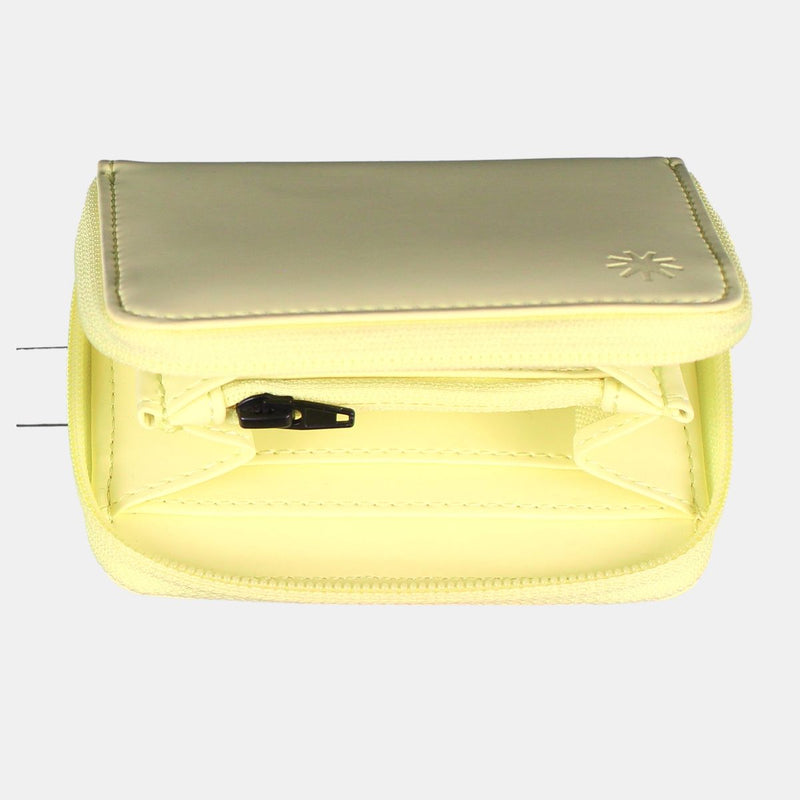 Rains Min Coin Wallet / Womens / Yellow / Faux Leather
