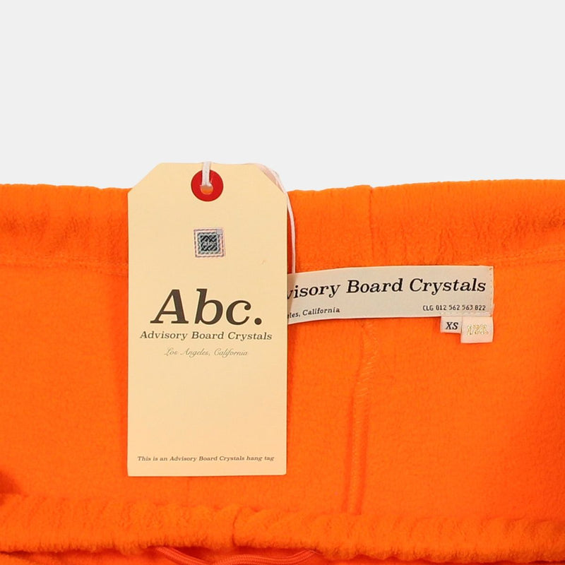 Abc Polar Fleece Sweatpants / Size XS / Mens / Orange / Polyester