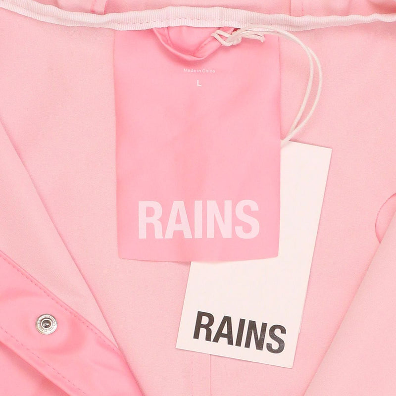 Rains Long Jacket / Size L / Long / Womens / Pink / Polyurethane