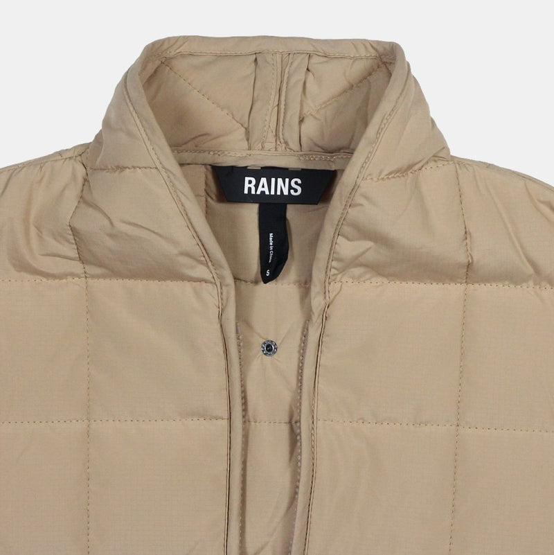 Rains Giron Liner Jacket / Size S / Long / Womens / Brown / Polyester