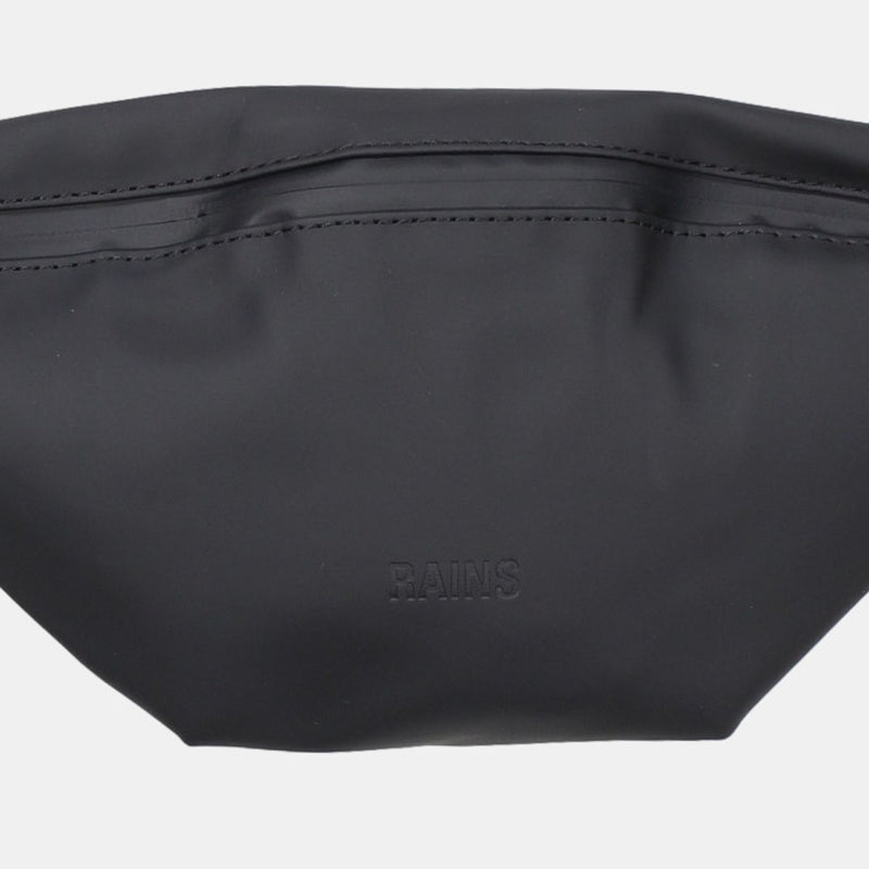 Rains Bum Bag Mini / Size Small / Mens / Black / Polyester