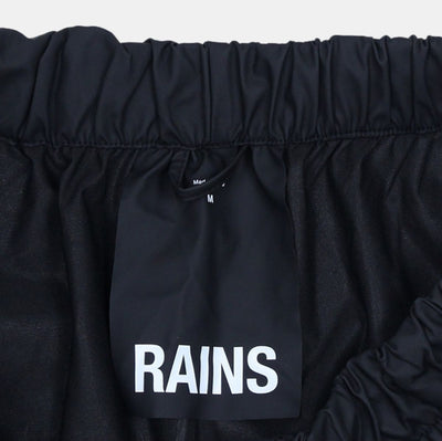 Rains Regular Pants / Size M / Mens / Black / Polyurethane