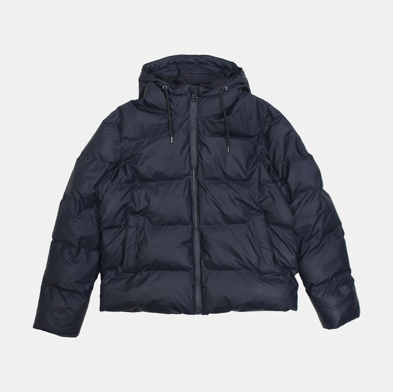 Rains Alta Puffer Jacket / Size XS / Short / Mens / Blue / Polyurethane