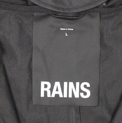 Rains Curve W Jacket / Size L / Mid-Length / Mens / Black / Polyurethane