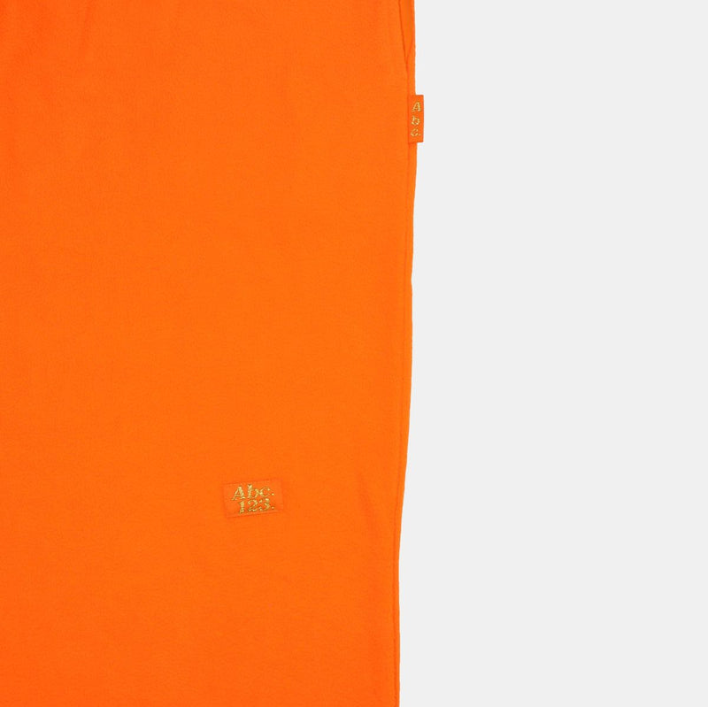 Abc Polar Fleece Sweatpants / Size S / Mens / Orange / Polyester