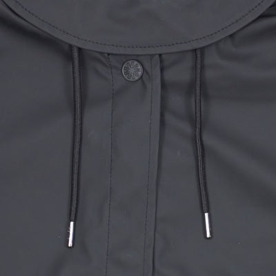 Rains A-Line W Jacket / Size XS / Mid-Length / Mens / Black / Polyurethane