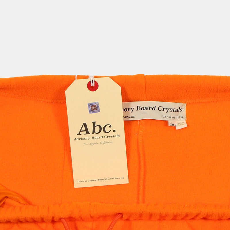 Abc Polar Fleece Sweatpants / Size 2XL / Mens / Orange / Polyester
