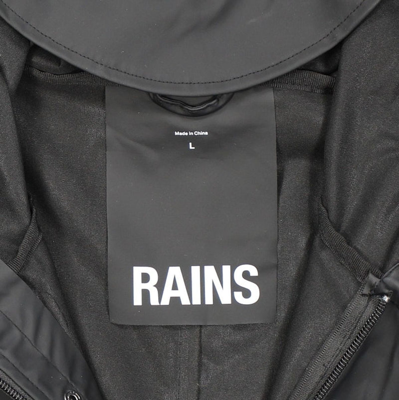 Rains Fishtail Parka  / Size L / Long / Mens / Black / Polyester