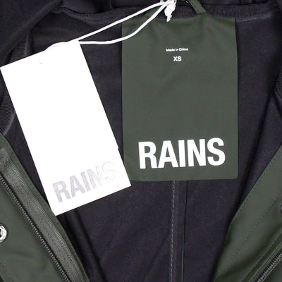 Rains Jacket / Size XS / Mid-Length / Womens / Green / Polyurethane / RRP £105