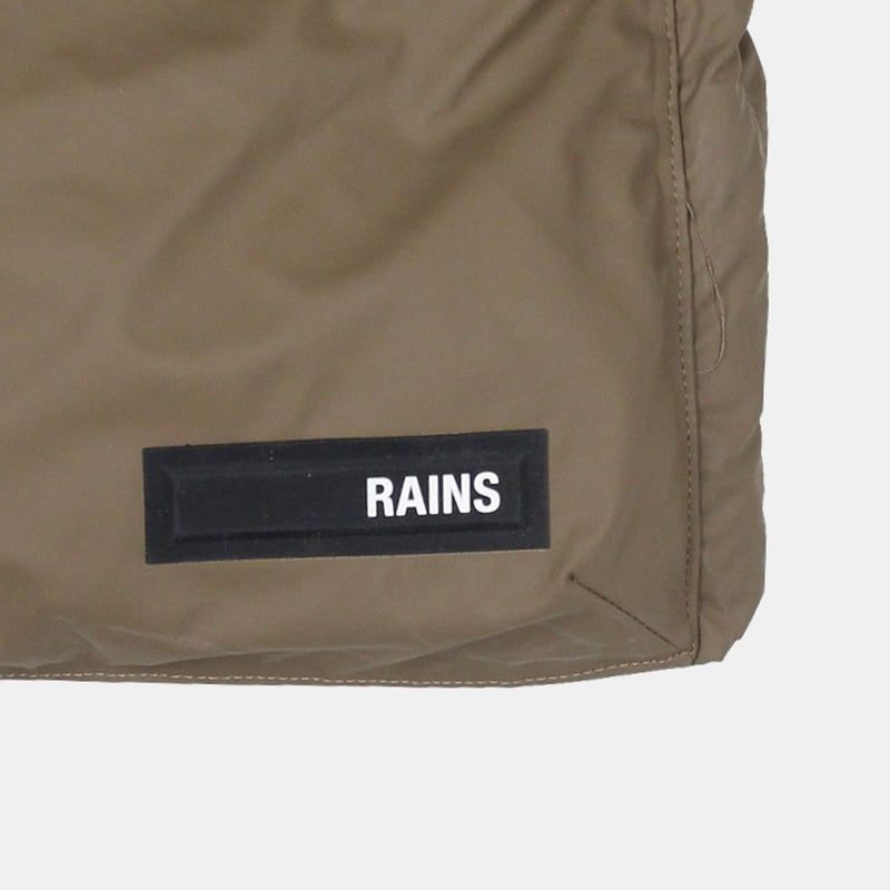 Rains Puffer Jacket / Size L / Short / Mens / Brown / Polyester