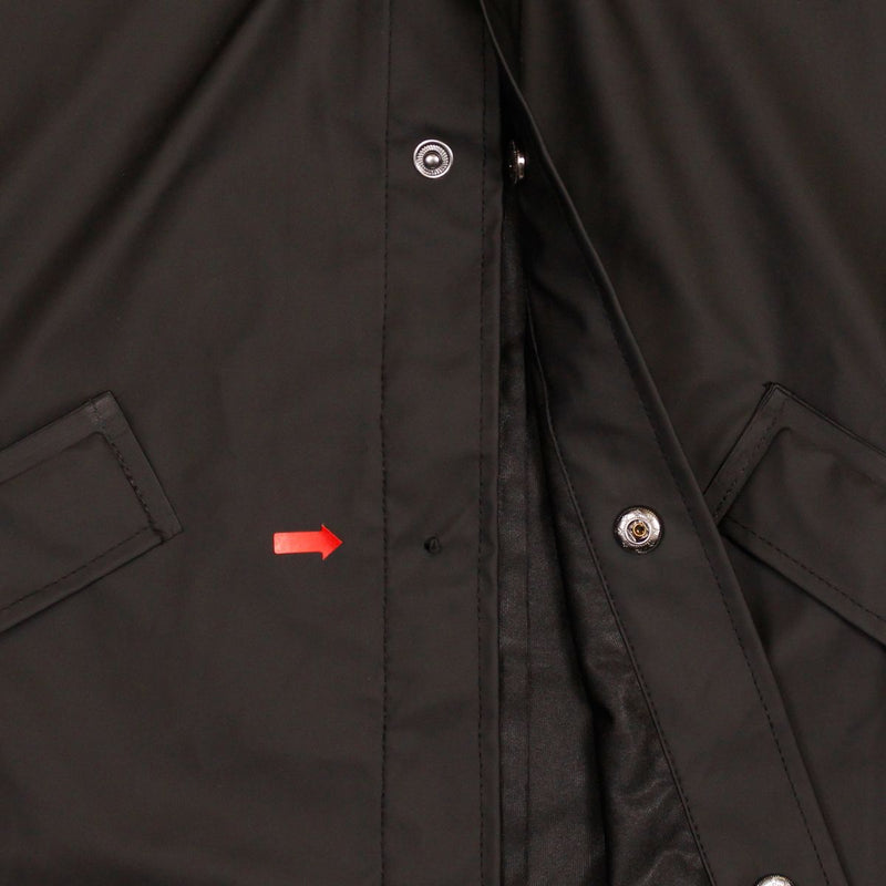 Rains Jacket / Size XL / Mid-Length / Mens / Black / Polyester