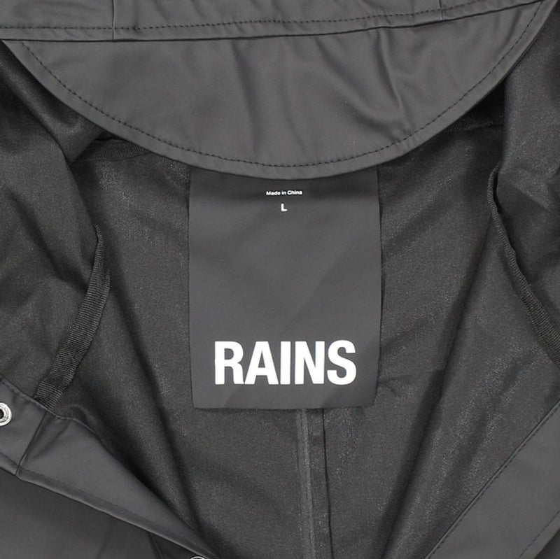 Rains Long Jacket / Size L / Long / Mens / Black / Polyurethane