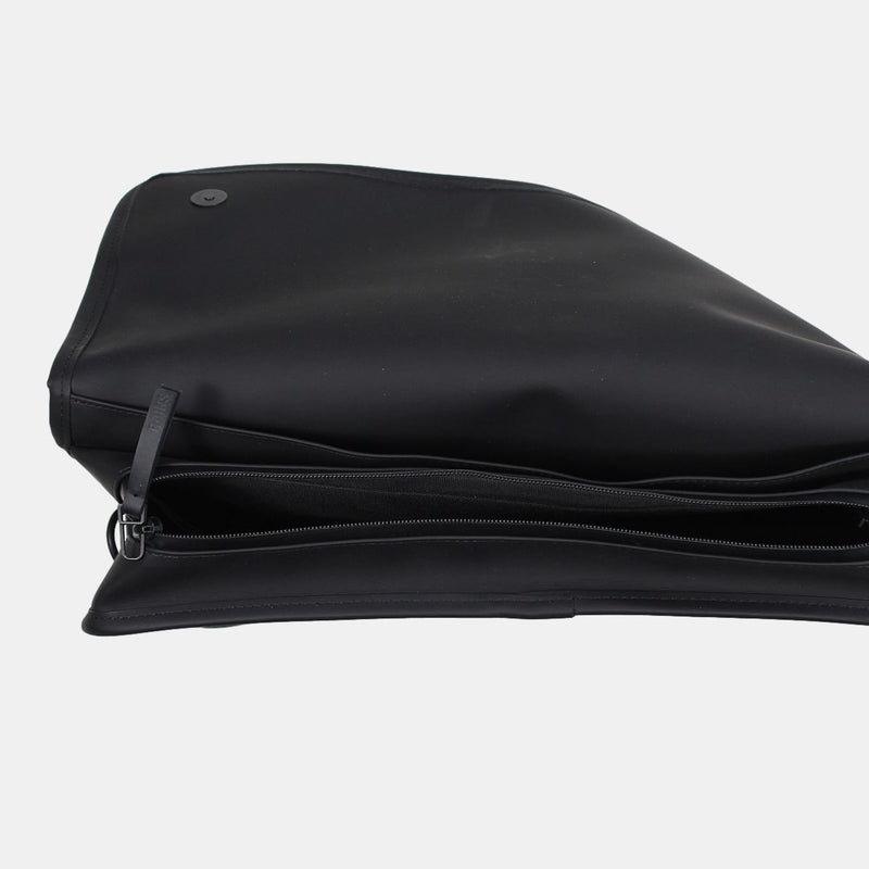 Rains Messenger Bag  / Size Medium / Mens / Black / Polyester