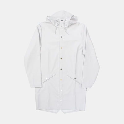 Rains Long Jacket / Size XS / Long / Womens / Grey / Polyurethane