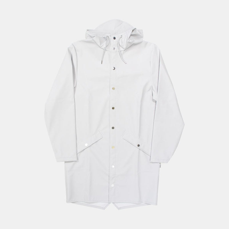 Rains Long Jacket / Size XS / Long / Womens / Grey / Polyurethane