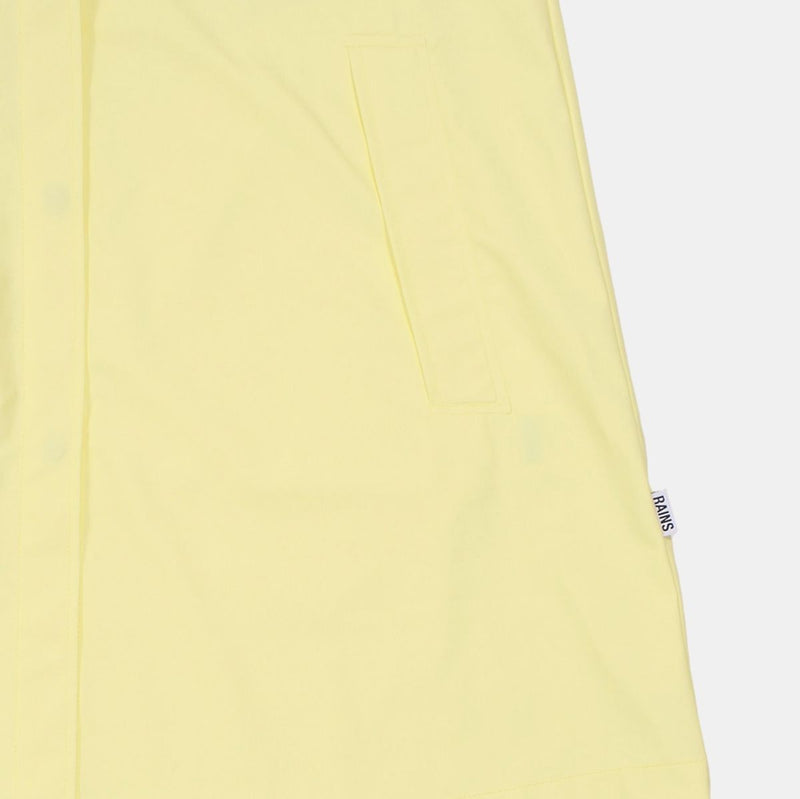 Rains A-Line W Jacket / Size XS / Mid-Length / Mens / Yellow / Polyurethane