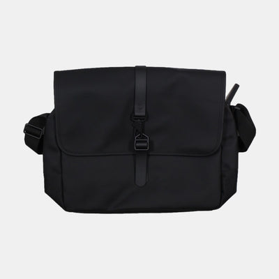 Rains Messenger Bag / Size Medium / Mens / Black / Polyester