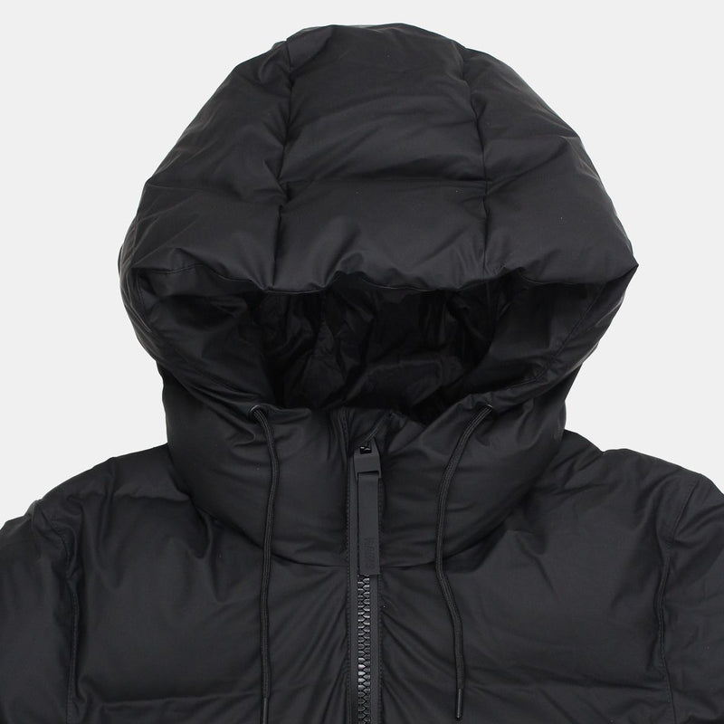 Rains Alta Puffer Jacket / Size XS / Mid-Length / Mens / Black / Polyurethane