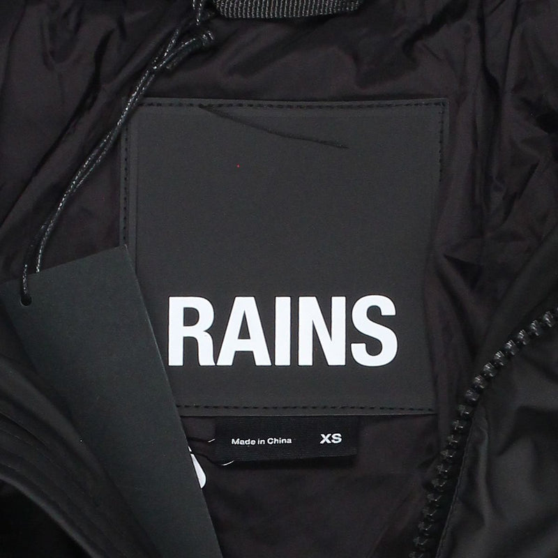 Rains Alta Puffer Jacket / Size XS / Mid-Length / Mens / Black / Polyurethane