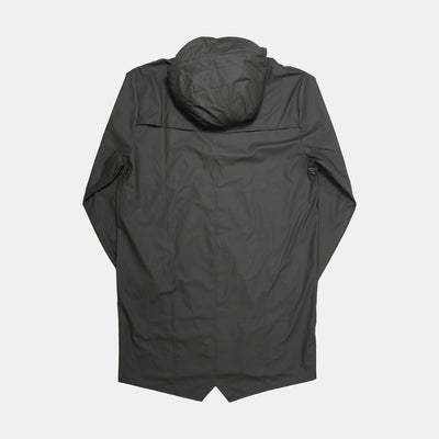 Rains Long Jacket / Size M / Long / Mens / Green / Polyamide