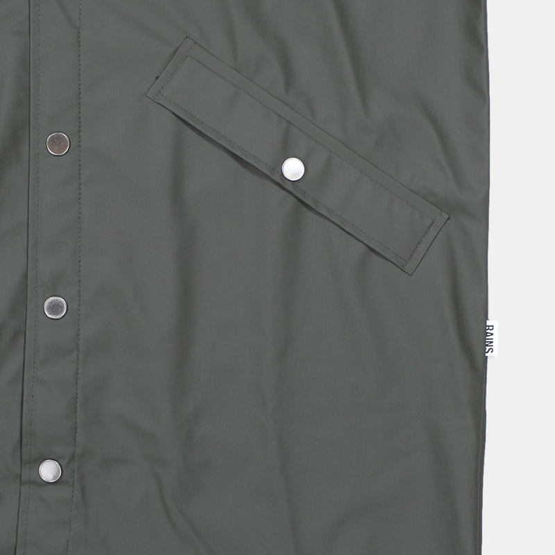 Rains Long Jacket / Size M / Long / Mens / Green / Polyurethane