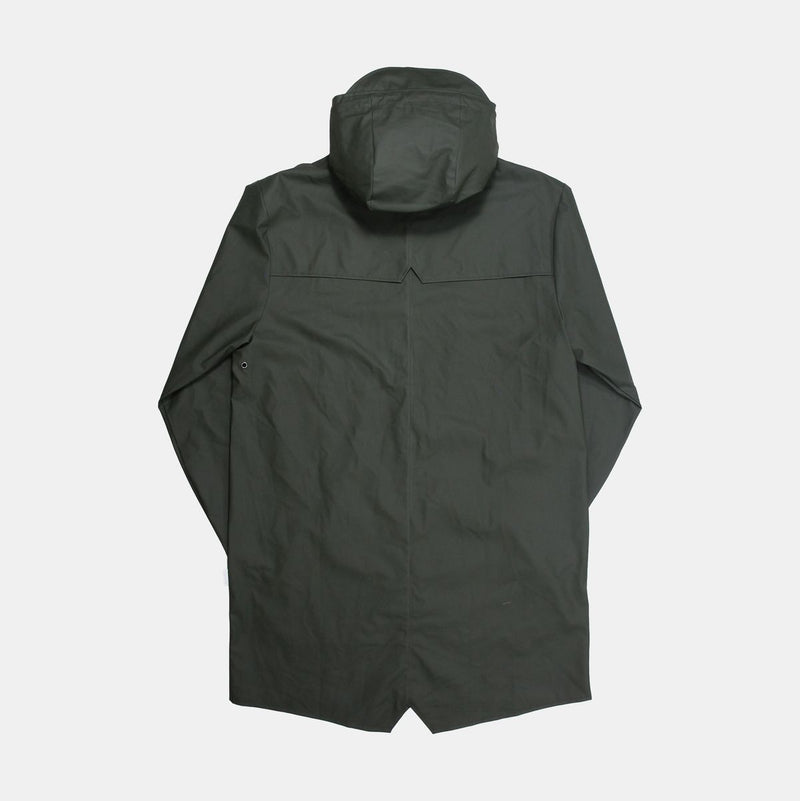 Rains Long Jacket / Size XL / Mens / Green / Polyurethane