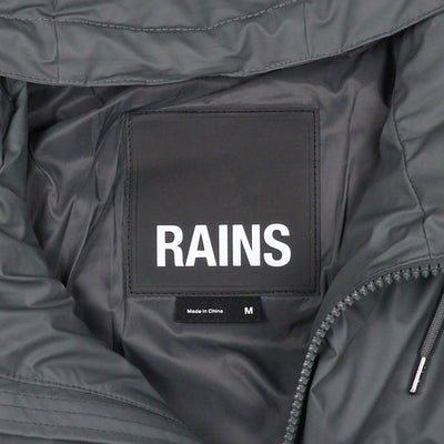 Rains Alta Long Puffer Jacket / Size M / Mid-Length / Mens / Grey / Polyurethane