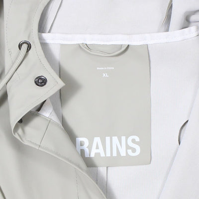 Rains Long Jacket / Size XL / Womens / Beige / Polyamide