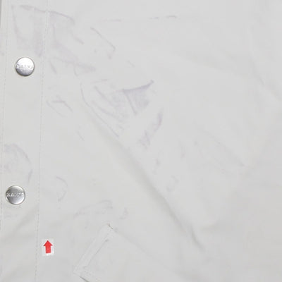 Rains Jacket / Size 2XS / Mid-Length / Mens / White / Polyester