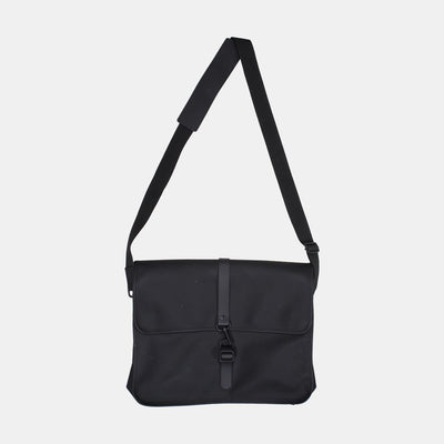 Rains Messenger Bag  / Size Medium / Mens / Black / Polyester