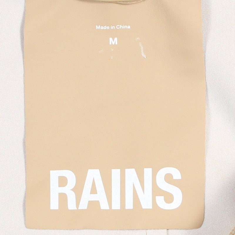 Rains Curve W Jacket / Size M / Mid-Length / Womens / Beige / Polyurethane