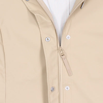 Rains Curve W Jacket / Size 2XL / Womens / Ivory / Polyurethane