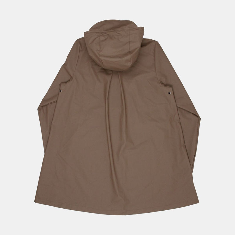 Rains Coat / Size L / Mid-Length / Mens / Brown / Polyurethane / RRP £105