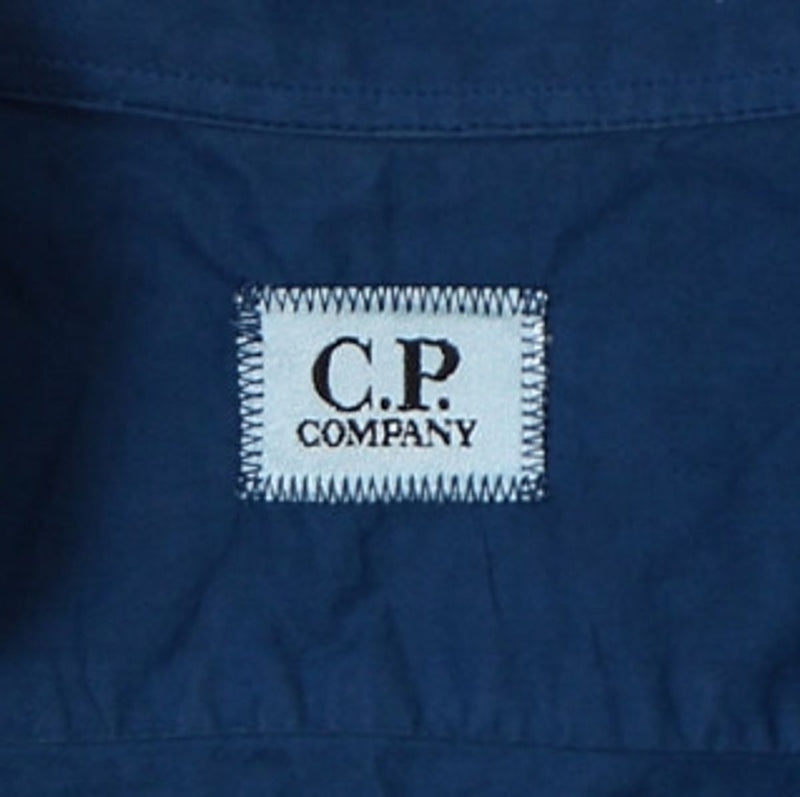 C.P. Company Button-Up / Size L / Mens / Blue / Cotton