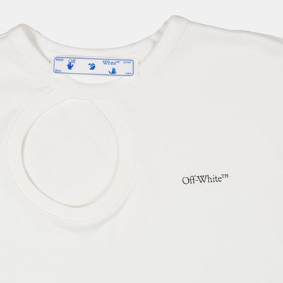 Off-White Meteor Tomboy t-Shirt / Size L / Mens / White / Cotton