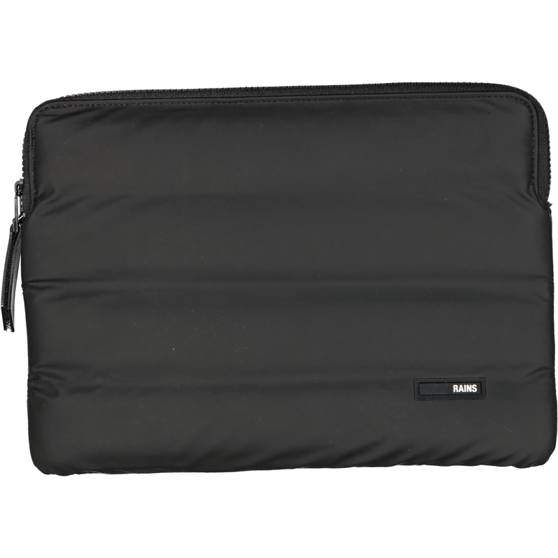 Rains Black Laptop Cover Quilted 11" Zipped Waterproof Case / Size One Size...
