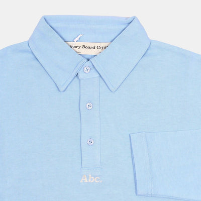 ABC Button-Up Polo