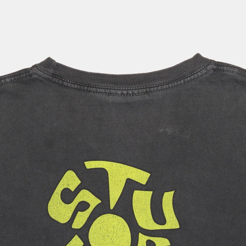 Stussy T-Shirt / Size M / Mens / Grey / Cotton