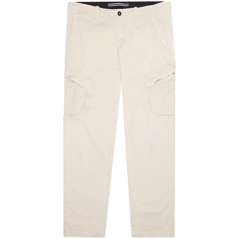 Stone Island Cream Cargo Trousers Size Medium / Size M / Mens / Ivory / Cot...